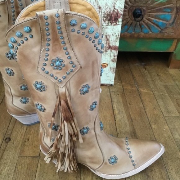 NIB Old Gringo Savannah Straw Fringe (10) - Picture 6 of 13